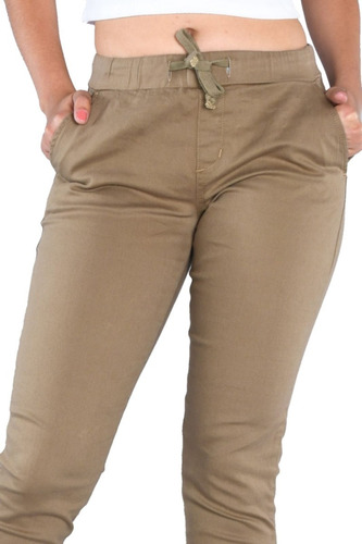 Pantalon Jogger Dama Gabardina Oggi