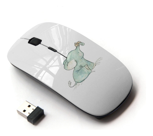 Koolmouse [ratón Inalámbrico Óptico 2.4g [lindo Bebé Elefant