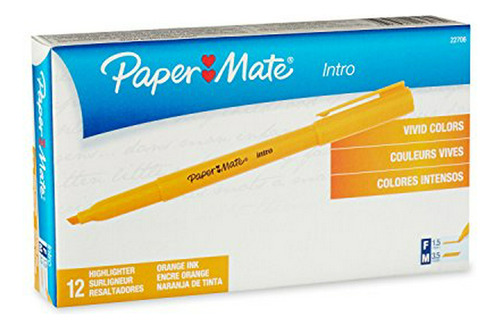 Marcadores Fluorescentes Paper Mate 12-pack