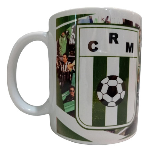 Taza Racing Club De Montevideo Con Imagen De Osvaldo Roberto