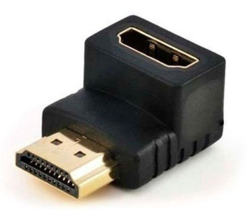 4x Adaptador Hdmi 90 Graus Em L Macho X Fêmea 1.4 Tv Parede