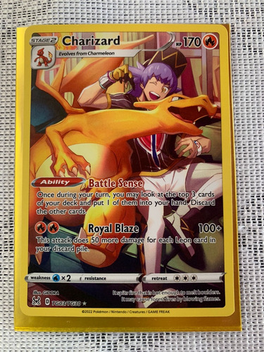 Tarjeta De Pokemon Charizard Tcg