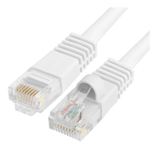 Cable Red Utp Cat5e 10 Mt Lan Conector Funda Sellado Fabrica