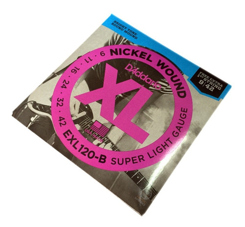 Encordoamento Guitarra 09-42 Corda Extra D'Addario EXL120-B