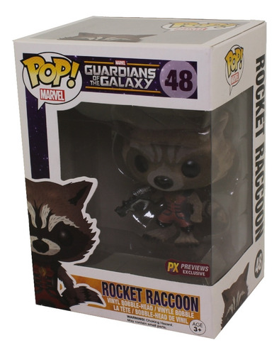 Funko Pop Rocket Raccoon #48 Px Previews Marvel