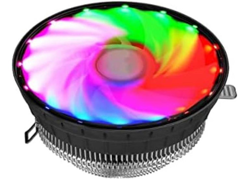 Cpu Cooler Fan Disipador De Calor Rgb Led Para Intel Amd Am3