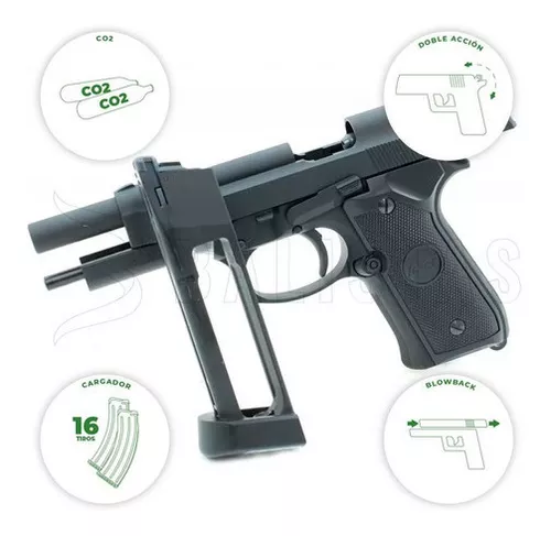 Pistola Co2 Full Metal