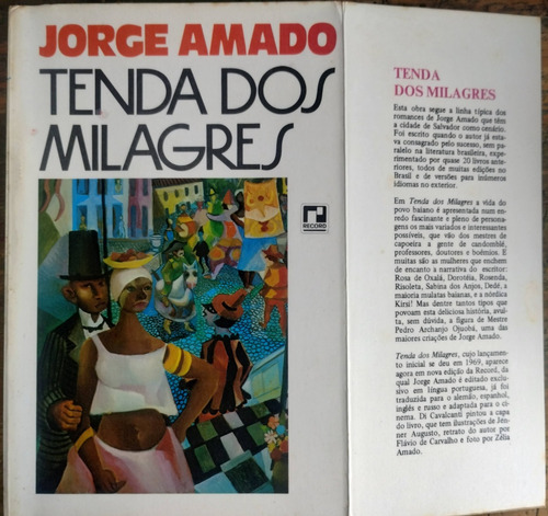 Tenda Dos Milagres De Jorge Amado - Editora Record