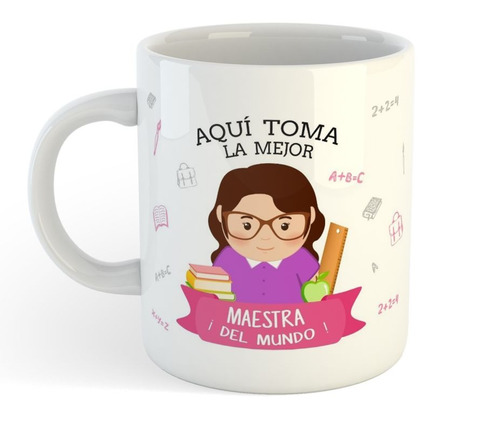 Taza De Plastico Dia Del Maestro Aqui Toma La Mejor Maestra