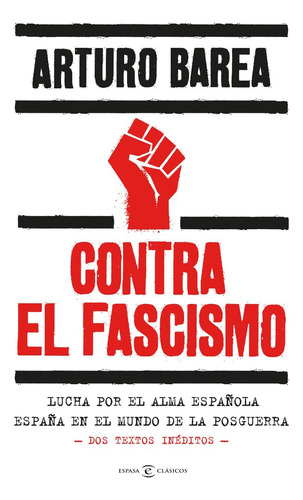 Libro Contra El Fascismo - Arturo Barea