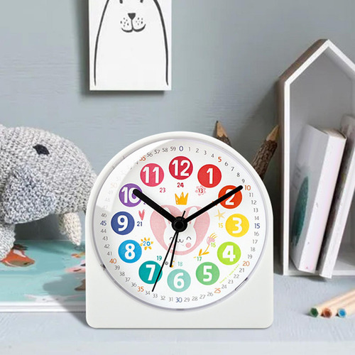 Reloj Despertador Analógico Silencioso Para Niños, Conejo
