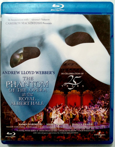 Andrew Lloyd Webber El Fantasma De La Ópera Bluray Royal Alb