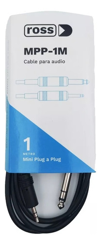 Cable Mini Plug 3.5mm Plug 6.5mm Mpp1m Audio Ross 1 Metro 41