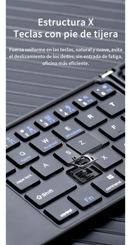 Mini Teclado Inalámbrico Bluetooth Plegable