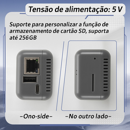 Adaptador Print Server Wifi Usb P/ Impressora Rede Ethernet
