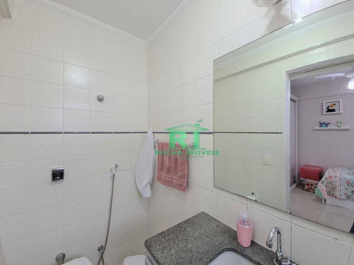 Imagem 14 de 22 de Apartamento Na Praia, 3 Dormitórios, Sendo 2 Suítes, Sacada, Piscina, 1 Vaga De Garagem, Praia Das Astúrias - Guarujá/sp. - Ap3869