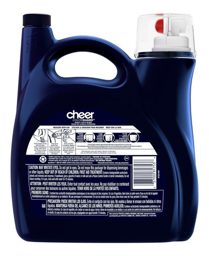 Cheer Detergente Liquido Original 4.43l 96ld Caja 4 Unidades