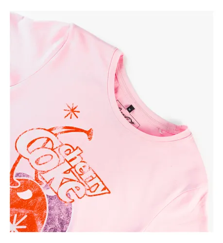 Polera Mujer You Coca Cola Cherry Rosado
