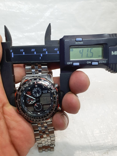 Reloj De Caballero Citizen Navihawk World Time Funcionando (Usado)