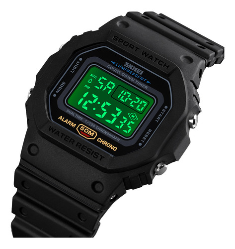 Reloj De Pulsera Digital Led Sport Para Hombre, Impermeable