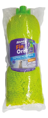 comprar Repuesto Trapero Microfibra Verde 250g Fin Orín Binner