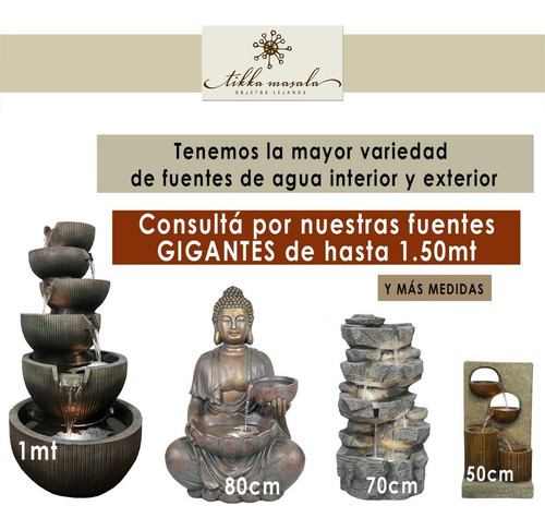 Imagen 5 de 8 de Fuente De Agua Feng Shui Relajación Deco Zen 73