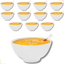 Comprar 12 Tigelas Cumbuca Melamine Caldo Sopa Açaí Sorvete 400ml
