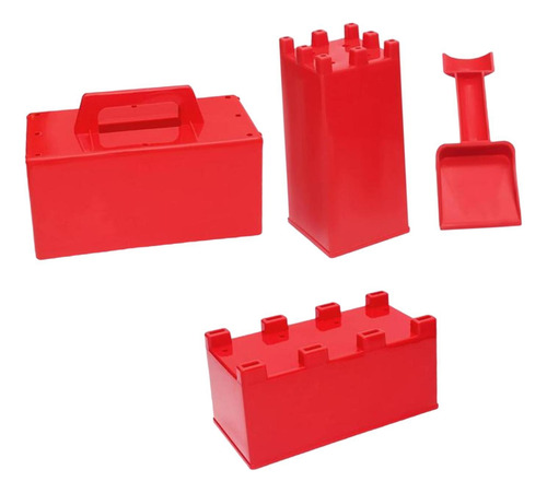 4 Piezas De Modelo De , Máquina Para Hacer Ladrillos De