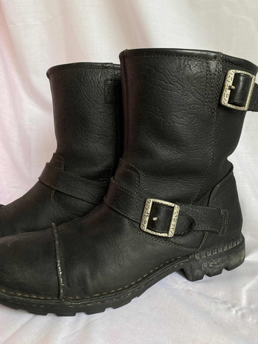 Botas Uggs Hombre Cuero Y Cordero. Abrigadas. Us11 Poco Uso