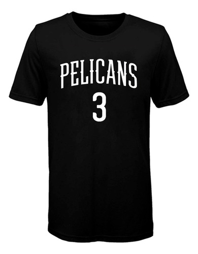 Remera Algodon - Basket (006) Pelicans #3 C.j. Mccollum