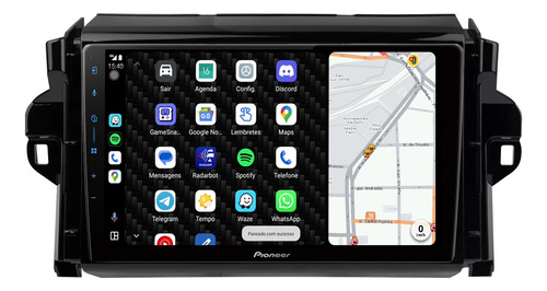 Central Multimidia Pioneer Sw4 17/22 9p Carplay Android Auto
