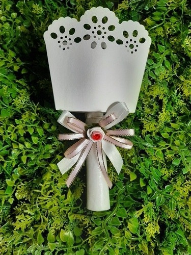 Imagen 1 de 10 de Tulipa Lámpara Brisera Porta Vela Primera Comunión