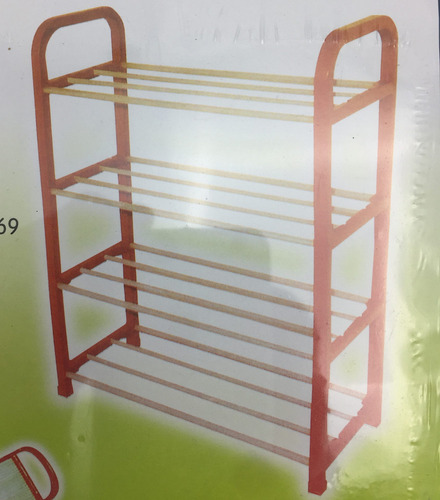 Imagen 2 de 5 de Organizador Para Zapatos, De Plástico Y Varillas De Metal, 4