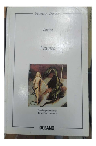 Fausto De Goethe Obra Libro Clásico