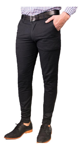 Pantalon Clasico De Gabardina Hard Work Jean Hombre 