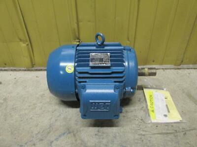 Weg 00718et3h213t-w22 Electric Motor 7.5 Hp 3 Ph 1765 Rp Qpq