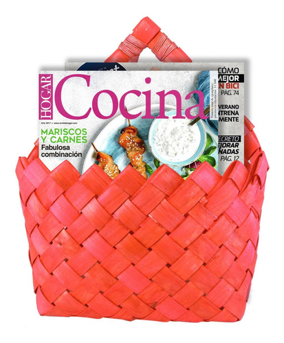 Revistero De Rattan Para Colgar