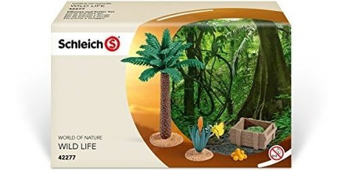 Conjunto De Plantas Y Alimentación Schleich