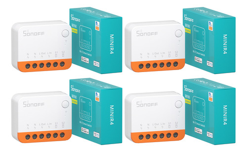 Kit 4x Sonoff Mini R4 Extreme Interruptor Wifi Automação