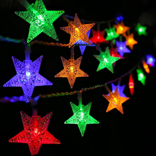 Star String Lights 50 Led 21 Pies 3 2 Pies Luces De Navidad