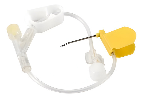 Aguja Huber Poly Port 20g X 25mm Pack X 5 Unidades