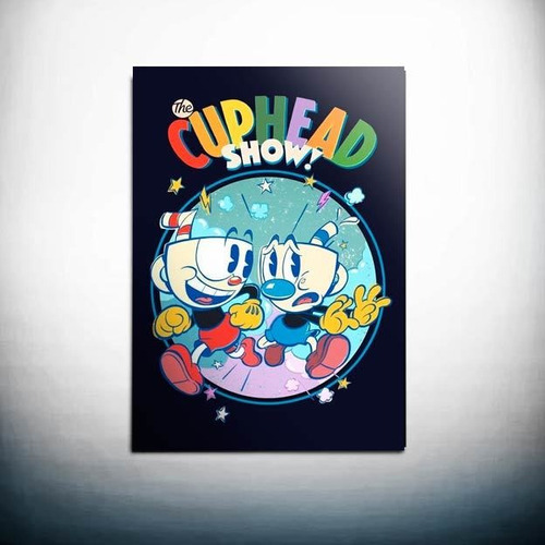 Poster Adesivo Cuphead Show Serie Jogo