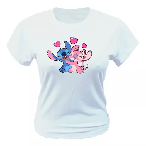 Camiseta Feminina Lilo E Stitch Tshirt Stitch Triste 23