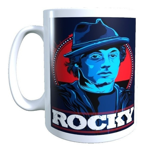 Taza Con Diseño Poster Rocky Balboa