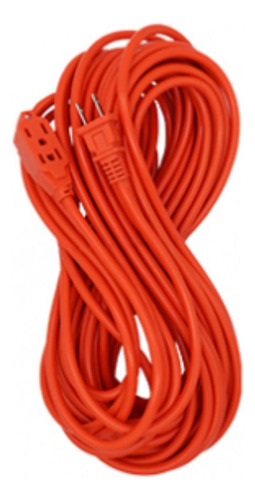 Extension Electrica Cnx 4m Naranja Clavija Recta