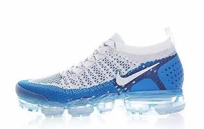 nike bolha azul e branco