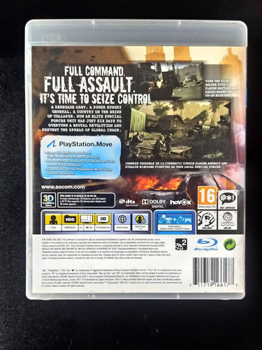 Game Socom Special Forces Ps3 Completo Usado Playstation (Usado)