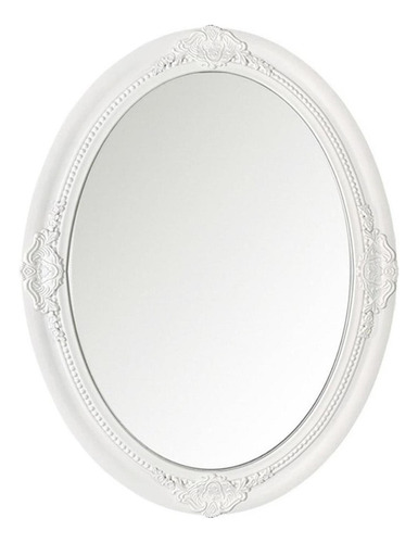 Espejo Mural Ovalado. Blanco - S0443b