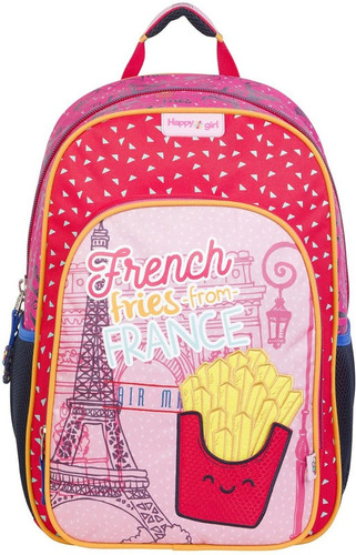 Mochila Escolar Para Niña Chenson Papas A La Francesa