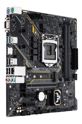 Imagem 2 de 5 de Placa Mãe Asus Intel 1151 Tuf H310m-plus Gaming/br Ddr4 Uatx